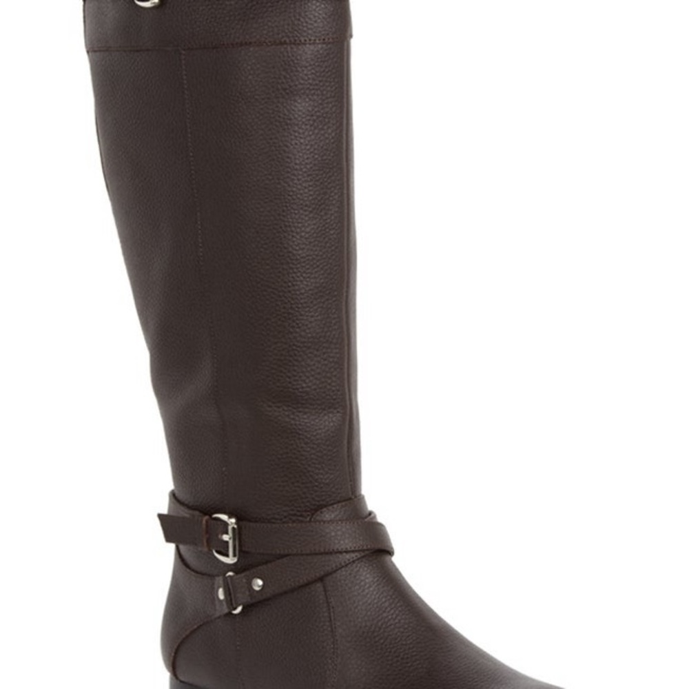 Brand New Chic Over the Knee Brown Boots